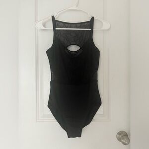 Black Mirella ballet leotard